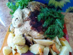 Курица в мультиварке в рукаве