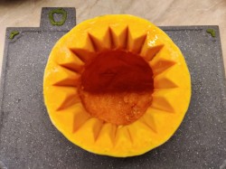 Курица в тыкве запеченная в духовке