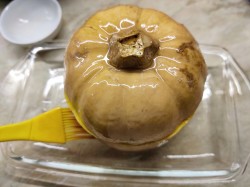 Курица в тыкве запеченная в духовке