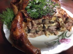 название картинки Курица запеченная мраморная