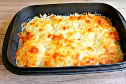 название картинки Курица с ананасами и сыром в духовке запеченная