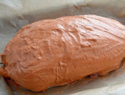 название картинки Курица, фаршированная свининой грибами и фасолью