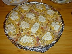 название картинки Куриная грудка с грибами и сыром в духовке