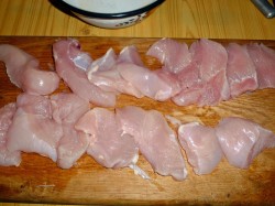 название картинки Куриная грудка с грибами и сыром в духовке