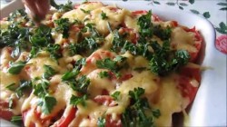 Куриная запеканка с баклажанами и помидорами и сыром - шаг 7