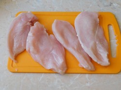 название картинки Куриное филе с грибами и сыром