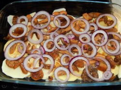 название картинки Куриное филе с картошкой в духовке