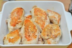 название картинки Куриное филе в сливочном соусе с сыром