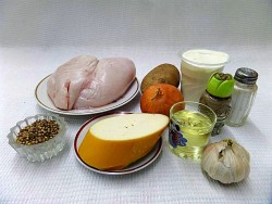 Куриное мясо под шубой в духовке