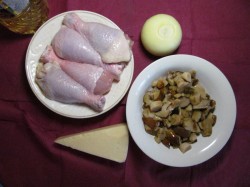 название картинки Куриные голени фаршированные грибами