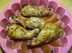 название картинки Куриные голени фаршированные грибами