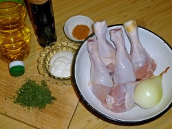 название картинки Куриные голени в соевом соусе