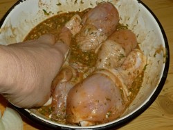название картинки Куриные голени в соевом соусе