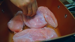 Куриные грудки в сливочно-горчичном соусе