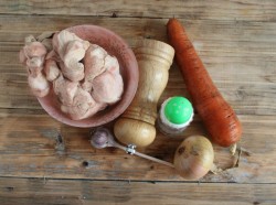 Куриные желудки на сковороде