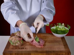 Куриные котлеты тапака с зеленью - шаг 8