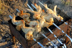 название картинки Куриные крылышки барбекю на мангале