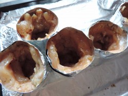 Куриные маффины с гречкой и грибами