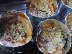 Куриные маффины с гречкой и грибами