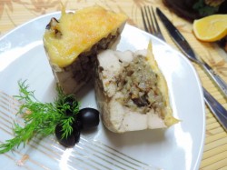 Куриные маффины с гречкой и грибами