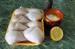 Куриные ножки с лимоном в фольге в духовке