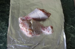 Куриные ножки с лимоном в фольге в духовке