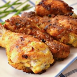 Куриные ножки в кляре на сковороде