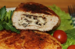 название картинки Куриные зразы с грибами