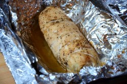 название картинки Куриные рулетики с грибами и сыром в духовке