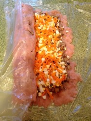 название картинки Куриный рулет с грибами