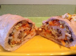 название картинки Куриный рулет с грибами