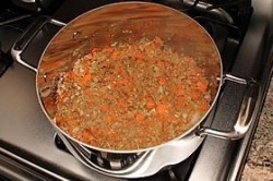 Куриный сливочный суп с овощами