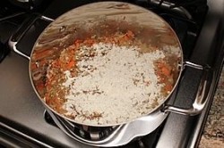 Куриный сливочный суп с овощами