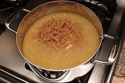 Куриный сливочный суп с овощами