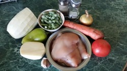 название картинки Куриный стейк в духовке с овощами