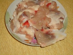 название картинки Куриные грудки с шампиньонами в сметане