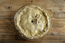 Курник с курицей на кефире