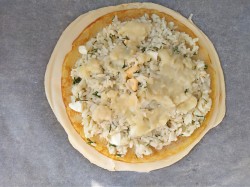 название картинки Курник из блинов с грибами и курицей