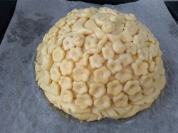 название картинки Курник из блинов с грибами и курицей