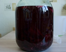 название картинки Красный квас из свеклы в домашних условиях