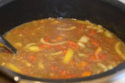 Лагман из говядины в мультиварке