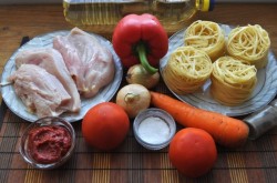 Лагман из курицы