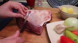 название картинки Лагман с картофелем, болгарским перцем и томатной пастой