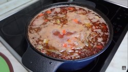 название картинки Лагман с картофелем, болгарским перцем и томатной пастой