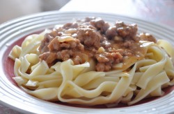 Лапша с томатной подливой из фарша - шаг 6 Лапша с томатной подливой из фарша - шаг 6