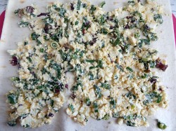 Лаваш с плавленным сыром и яйцом