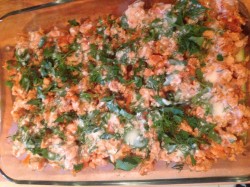 Лазанья из кабачков с грибами