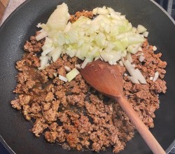 Лазанья ленивая с фаршем и сливками