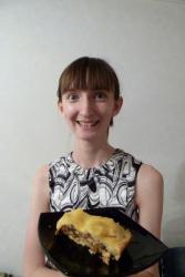 название картинки Лазанья с фаршем и грибами