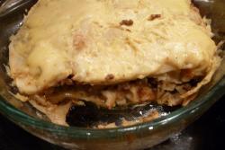 название картинки Лазанья с фаршем и грибами